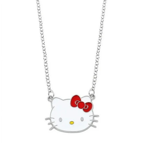 NWT Hello Kitty Enamel Pendant Necklace - Picture 2 of 4